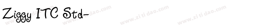 Ziggy ITC Std字体转换